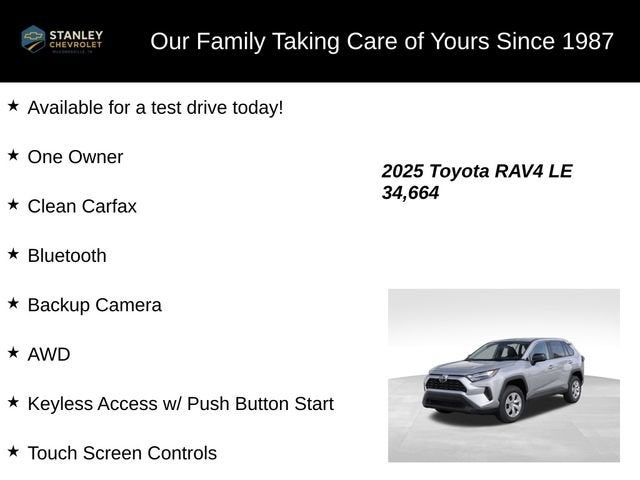 2025 Toyota RAV4 LE