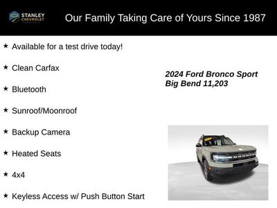 2024 Ford Bronco Sport Big Bend