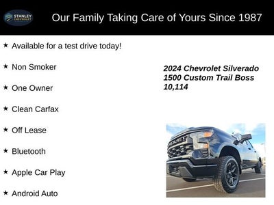 2024 Chevrolet Silverado 1500 Custom Trail Boss