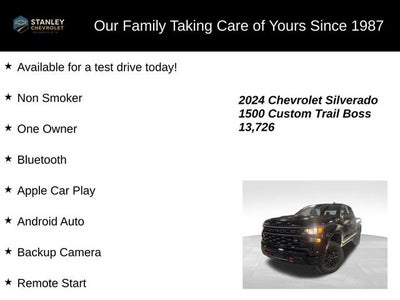 2024 Chevrolet Silverado 1500 Custom Trail Boss