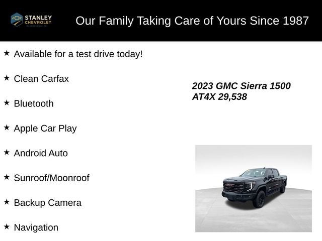 2023 GMC Sierra 1500 AT4X