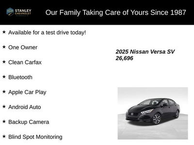 2025 Nissan Versa SV