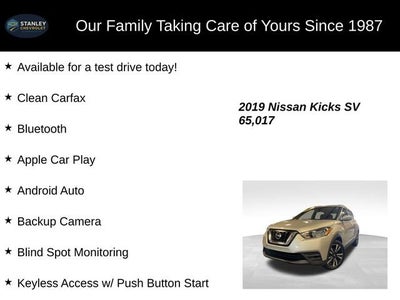 2019 Nissan Kicks SV