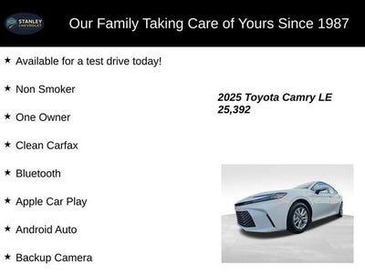 2025 Toyota Camry LE