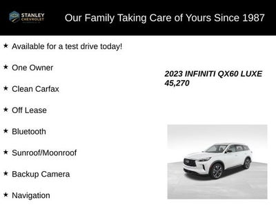 2023 INFINITI QX60 LUXE