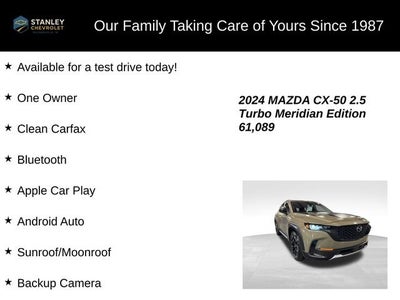 2024 Mazda Mazda CX-50 2.5 Turbo Meridian Edition