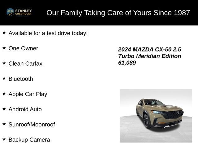 2024 Mazda Mazda CX-50 2.5 Turbo Meridian Edition