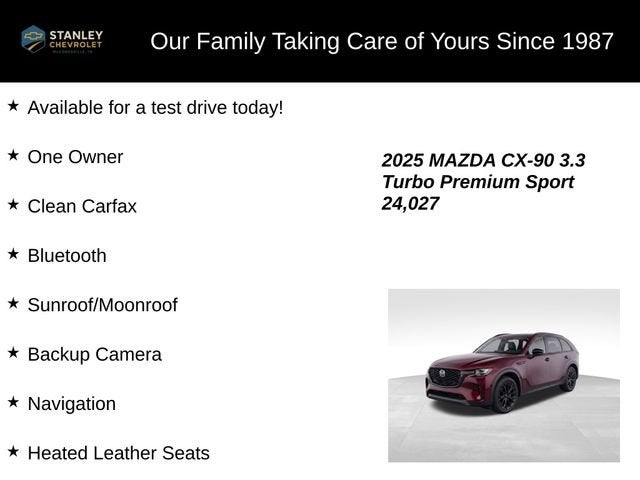 2025 Mazda Mazda CX-90 Premium Sport