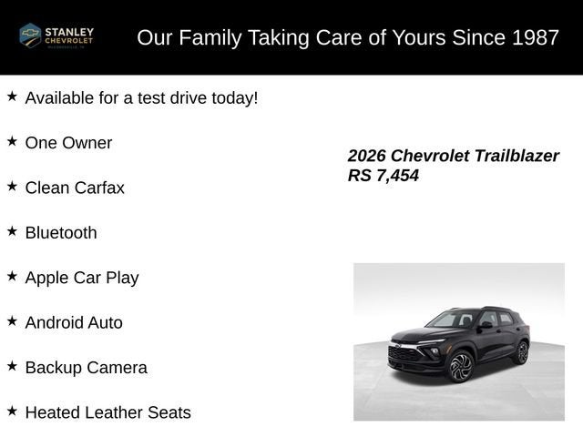 2026 Chevrolet Trailblazer RS
