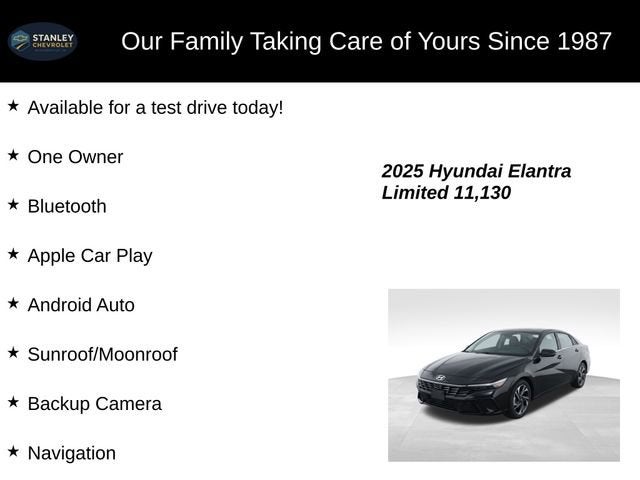 2025 Hyundai Elantra Limited