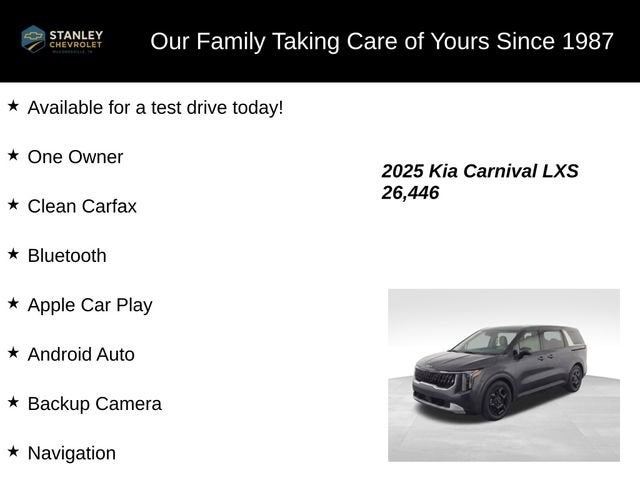 2025 Kia Carnival LXS