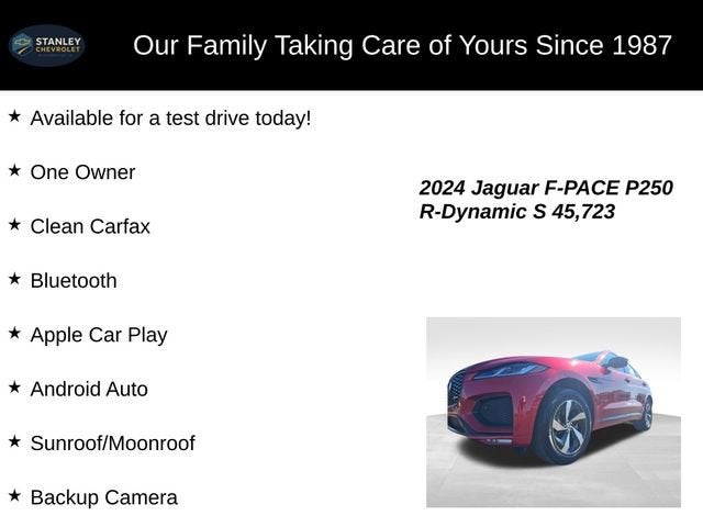 2024 Jaguar F-PACE R-Dynamic S