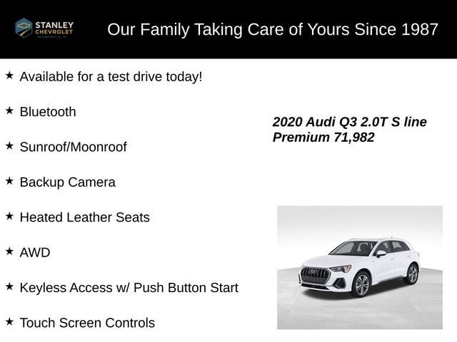 2020 Audi Q3 S line Premium